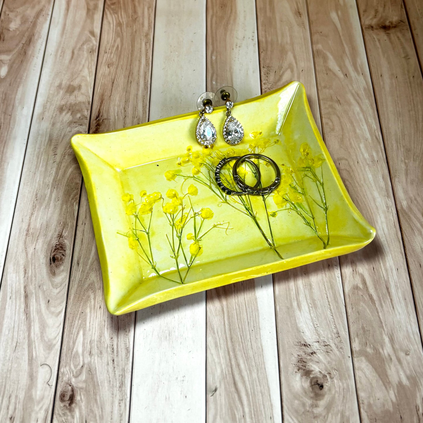 Australian Wattle | Handmade Ceramic Trinket Dish