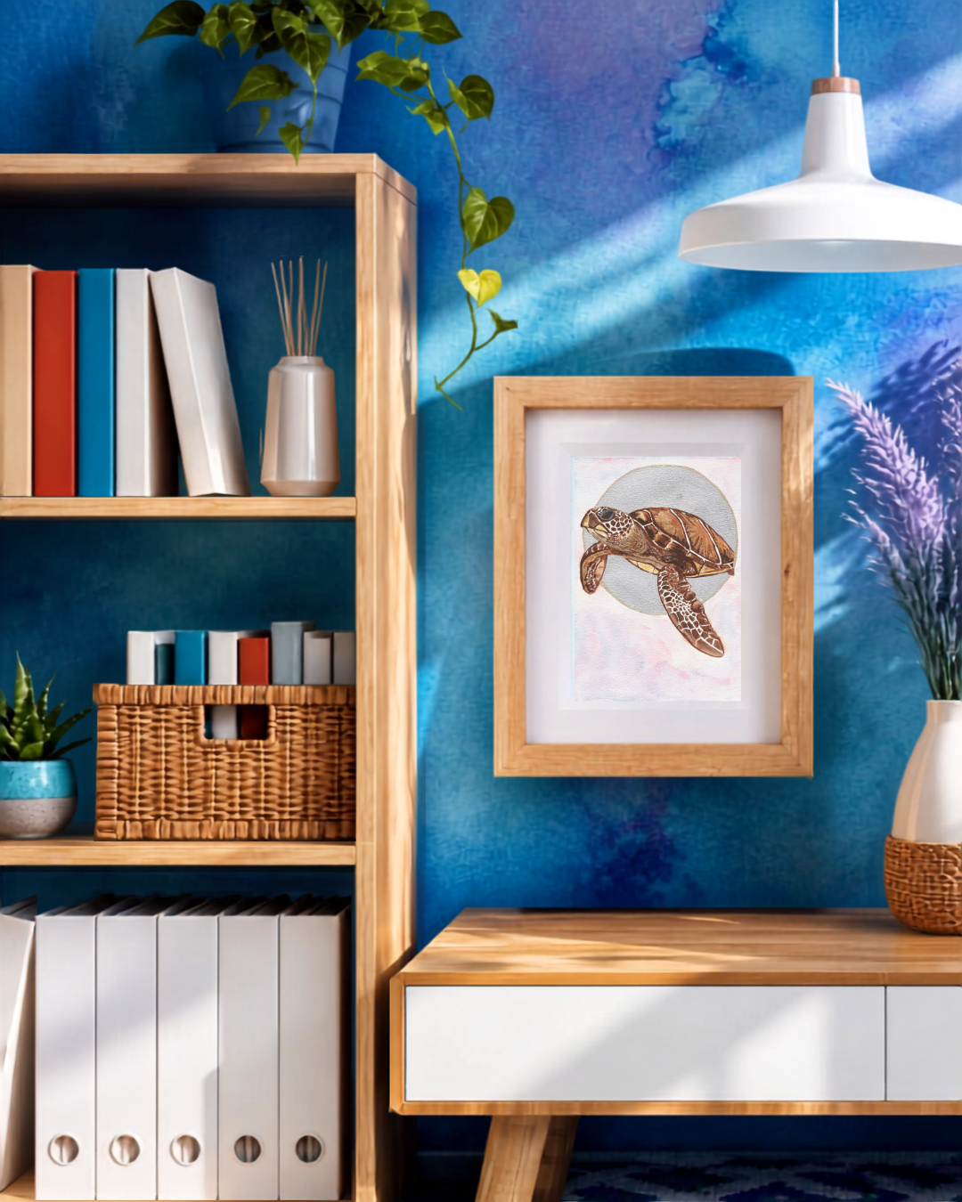 Ancient Current | Sea Turtle Mini Fine Art Print