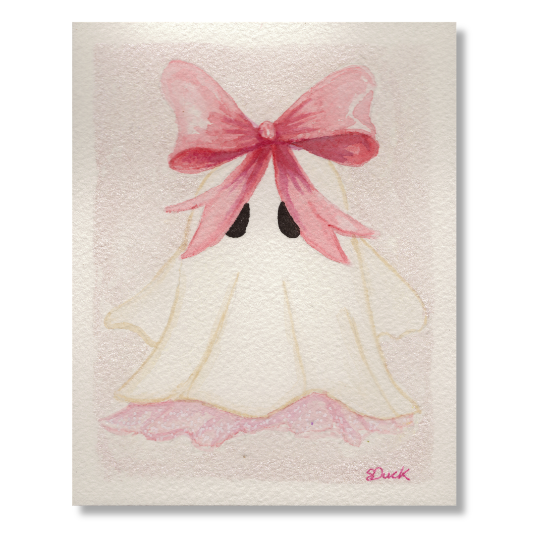 Pretty Little Haunting Mini Original Watercolour