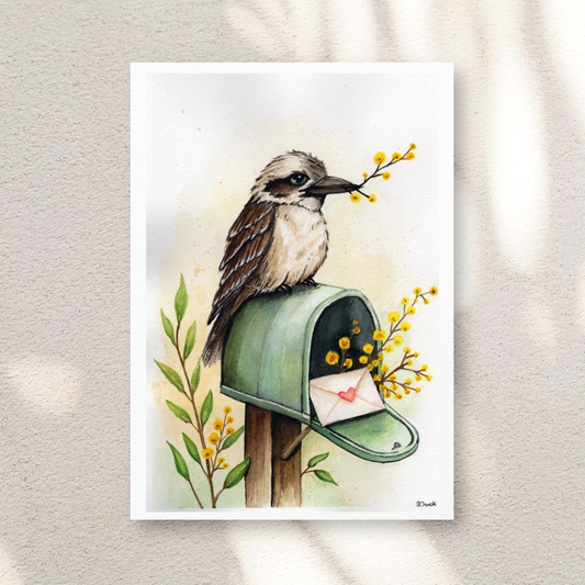 The Wattle Messenger | Fine-Art Giclée Print