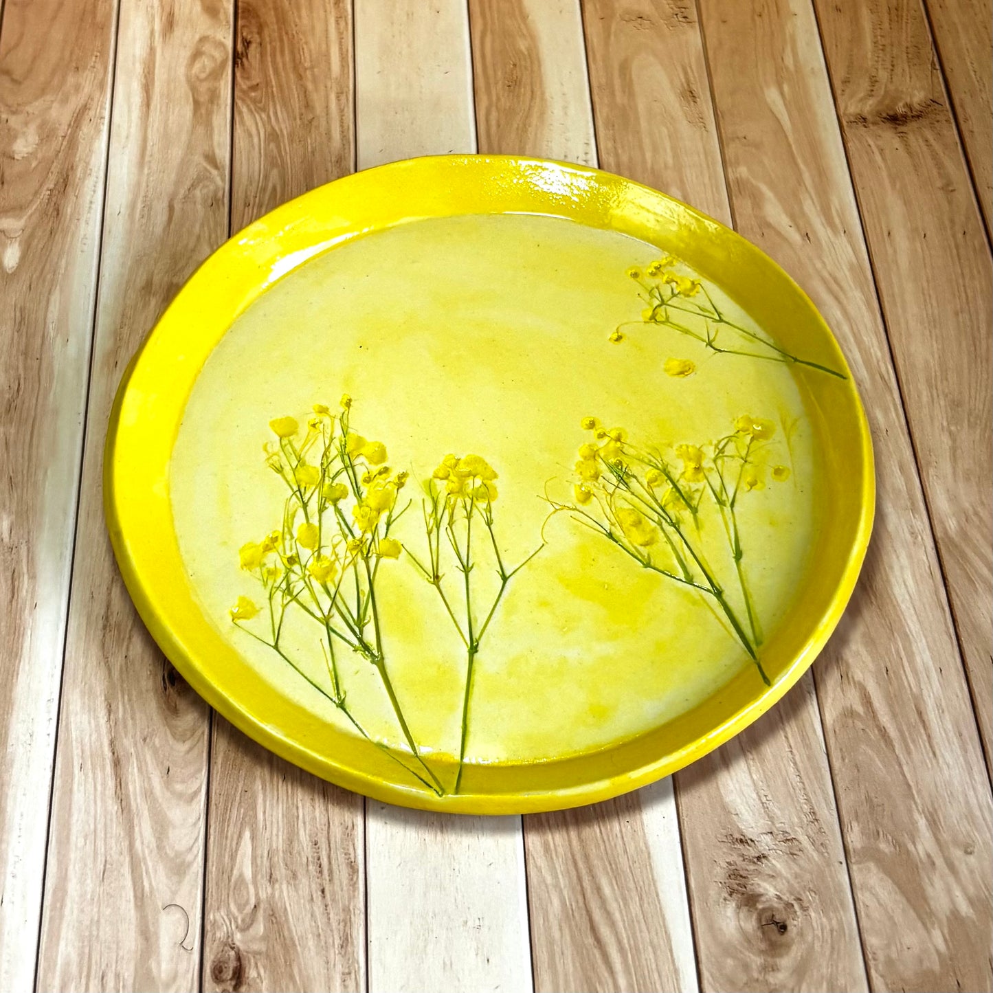Australian Wattle | Handmade Ceramic Side Plate