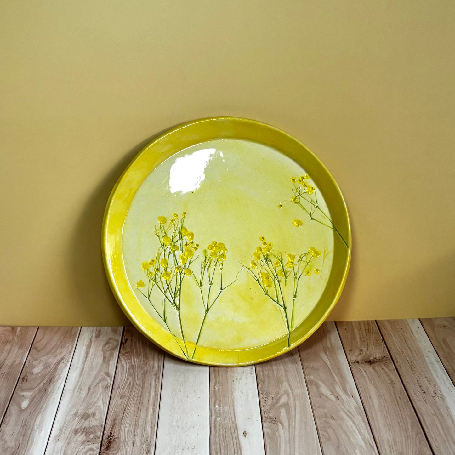 Australian Wattle | Handmade Ceramic Side Plate