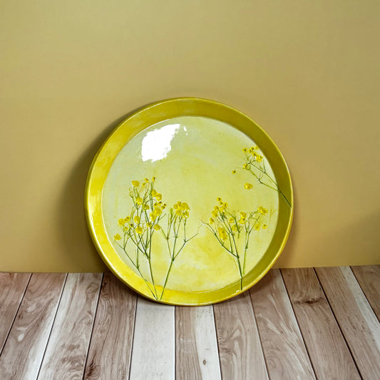Australian Wattle | Handmade Ceramic Side Plate
