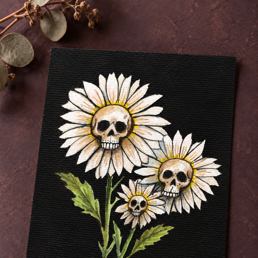 Dead Daisies Fine Art Print