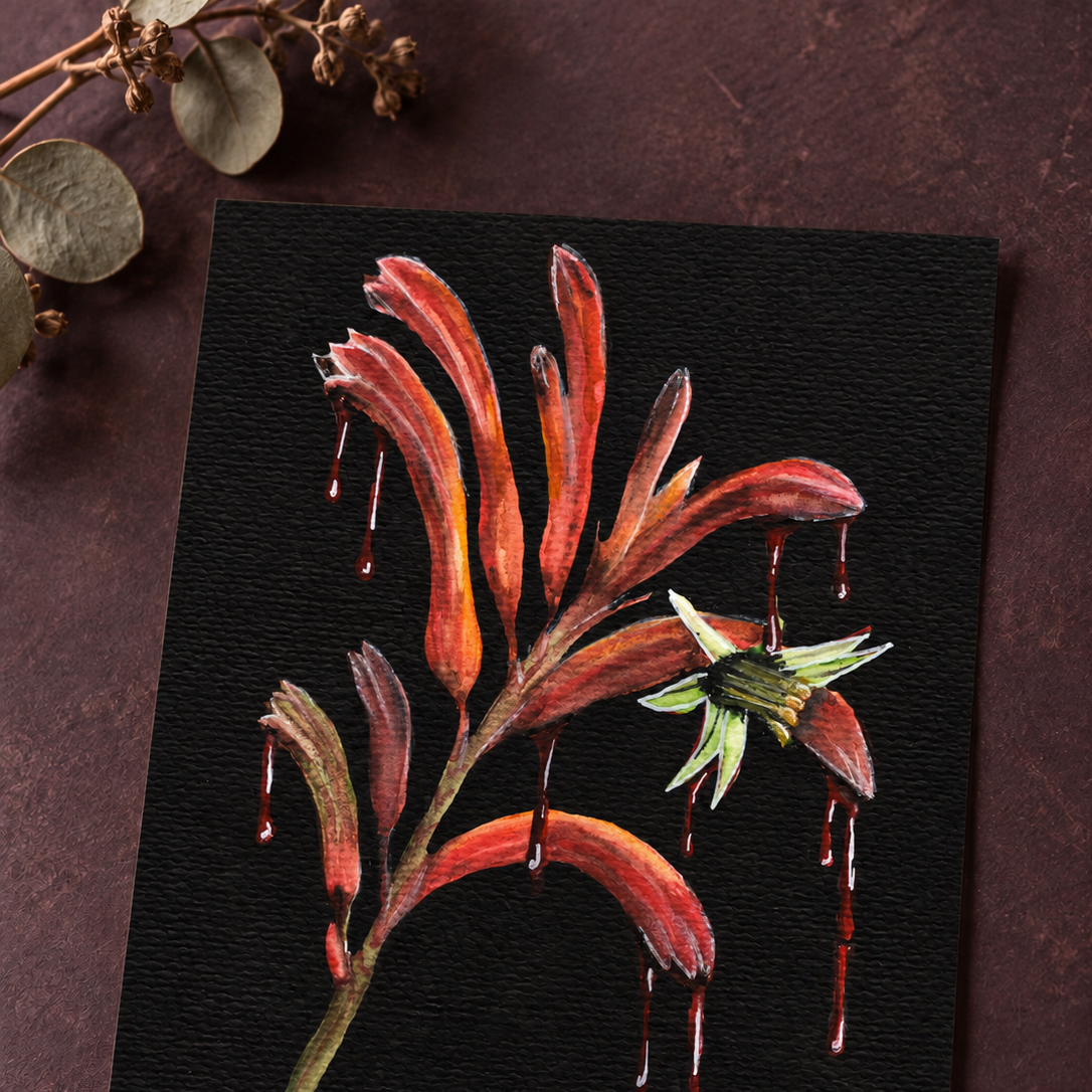 Dripping Paws Fine Art Print