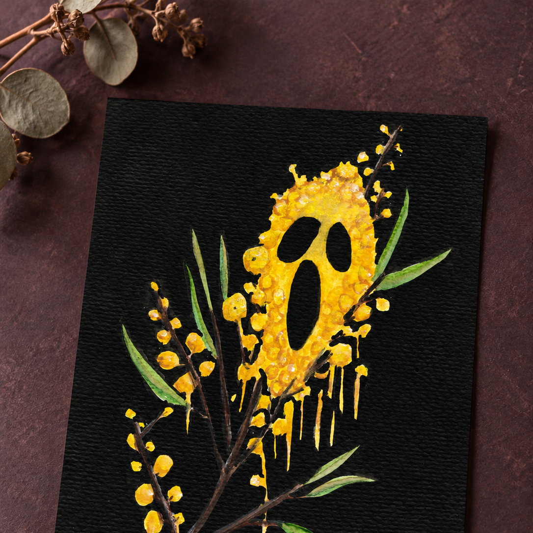 Golden Scream Fine Art Print