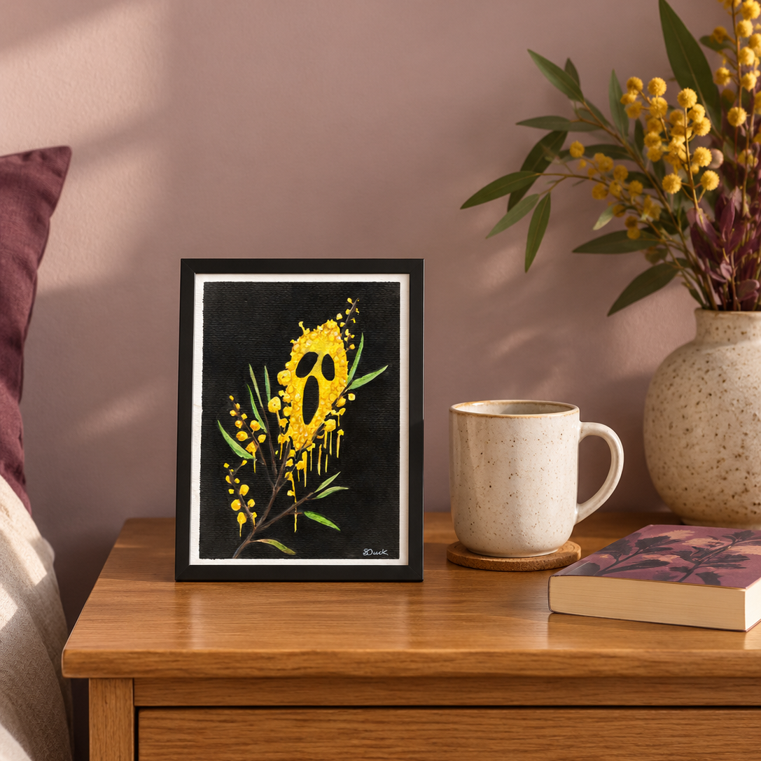 Golden Scream Fine Art Print