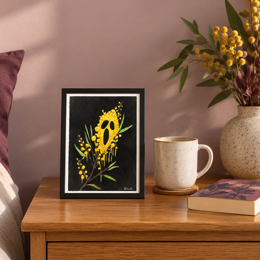 Golden Scream Fine Art Print