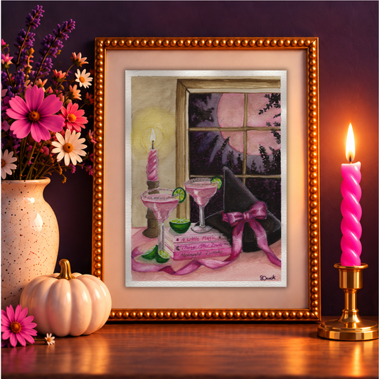Midnight Margaritas Original Watercolour Artwork